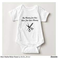 Hair Stylist Baby Onsie Baby Bodysuit Zazzle Com In 2021 Baby Onsies Baby Bodysuit Baby Hairstyles