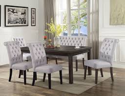 26 dining room furniture sets with a bench. Palmer Dining Room Set W High Back Bench By Crown Mark Furniture Furniturepick
