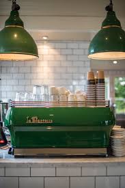 Beautiful Custom Painted La Marzocco Fb80 Good Coffee Requires Good Equipment Coffee Shop Design Cafe Design Coffee Machine
