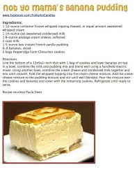 Not Yo Mama S Banana Pudding Paula Deen Recipe Bananapudding Pets In 2020 Banana Pudding Best Banana Pudding Banana Pudding Recipes