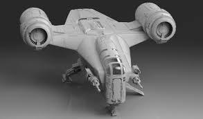 Razor Crest 3d Render Mandalorian Ships Star Wars Battlefront Star Trek Ships