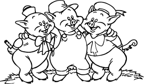 Nice 3 Little Pigs Coloring Page Coloring Pages Disney Coloring Pages Three Little Pig