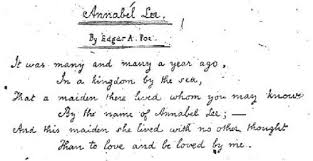 But We Loved With A Love That Was More Than Love I And My Annabel Lee Favorite Poem Ever Edgar Allan Poe Literature Art Poe