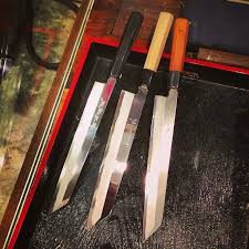Tuesday Traditional Japanese Knife Day Kiritsuke Aka The Traditional Japanese Multi Purpose Knife From Left To Right Japanese Knife Knife Chef Knife