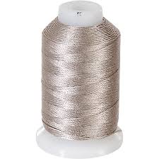 The Beadsmith Silk Thread Size E 0 5oz Spool Gray