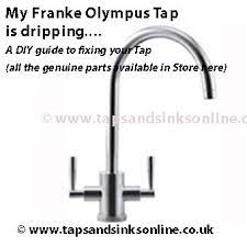The individual water controls (hot and cold) on either side are repaired and serviced as individual taps and repair information for leaks and failure here can be found in our repairing a dripping tap project. Franke Olympus Tap Dripping Taps And Sinks Online Taps And Sinks Online