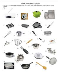 hand tools and equipment cwdhs food