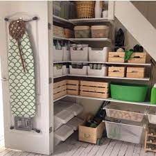 trapkast indeling ikea kast onder trap gangkast ideeen voor organiseren thuis