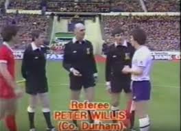 Piers morgan paid tribute to peter wills on twitter. Referee Retrospective On Twitter League Cup Final Officials 1982 Liverpool Spurs Referee Peter Willis Meadowfield Co Durham With Linesmen Ray Pallister Middlesbrough And Allan Garland Bristol Peter Willis Also Refereed The 1985 Fa
