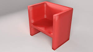 They are proudly made in the usa and greenguard certified to help ensure a healthier classroom environment. Plastic Cube Chair 3d Model