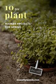 They can be really functional, too. 10 Diy Plant Marker Projects For Spring Bless My Weeds