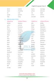 Class 6 English Grammar Chapter 3 Noun Which Is A Naming Word
