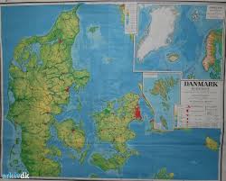 Oplev stederne i dansk litteratur gennem citater. Arkiv Dk Danmarkskort 1 300 000