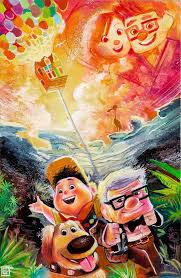 Commission Up By Rianbowart On Deviantart Disney Artwork Disney Pixar Up Disney Pixar