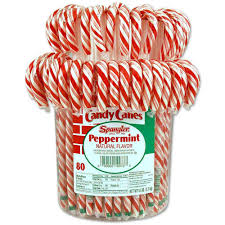 Shepherds used their staffs (candy cane) to guide the sheep, as a tiny newborn baby (baby ruth bar) lay fast asleep. Large Candy Canes Spangler Candy