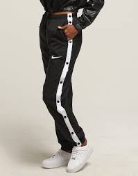 Black And White Pants Womens Nike Women S Sportswear Windrunner Popper Pants Black White Nike Pants For Women Sportswear Women Sportswear Fashion Women