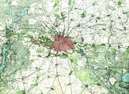 Diese karte ist etwas zusammengeräumter und reduzierter, gibt allerdings ebenfalls einen guten überblick über die stadt berlin. Karte Berlin Um 1850 Berlin Karte Berlin Stadtplan