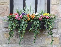 Realistic fake flowers for window boxes. Pin By Teresa Orrico On Flowers Window Box Flowers Artificial Flowers Window Planters