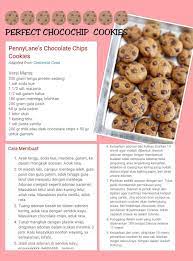 Resep Chocochip Cookis 1 Ide Makanan Makanan Ringan Manis Makanan Dan Minuman