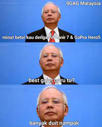 1:50 invoke malaysia 88 398 просмотров. Gags Malaysia Habislah Najib Dah Tahu Korang Banyak Duit Follow Instagram Kami Untuk Lagi Lawak Facebook
