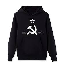 us 13 48 29 off men cotton hoodies soviet flag hammer and sickle communist communism ussr cccp hoodies coat sweatshirts men in hoodies sweatshirts