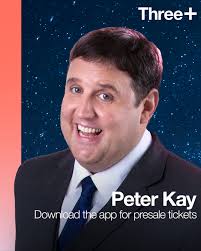Peter Kay 🤝 New tour dates 🥳 Get your presale tickets in the Three+  rewards app 📱 Download Three+ 👉www.three.co.uk/why-three/threeplus