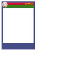 For instance, a common baseball card from 1912 will be worth more than a common card printed in. Baseball Card Templates Free Blank Printable Customize Baseball Card Template Card Templates Card Templates Free