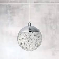 Et2 orb 4 1/2 wide clear bubble glass mini pendant $ 148.00. Et2 Orb Ii 5 1 2 Wide Polished Chrome Led Mini Pendant 47k79 Lamps Plus