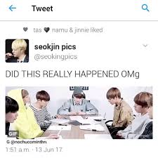 Aweee Namjin Is So Adorable Just Look At Joonie S Giggle At The End Namjin Bts Funny Bts Memes