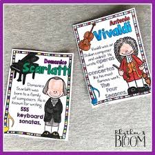 He is classified primarily as a baroque c. Baroque Composers Coloring And Fact Sheets By Cori Bloom Tpt