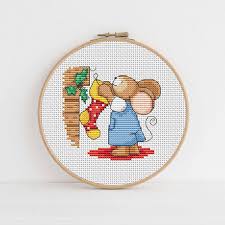 There are 385 items in this collection. Furry Tales Christmas Eve Cross Stitch Pattern Lucie Heaton