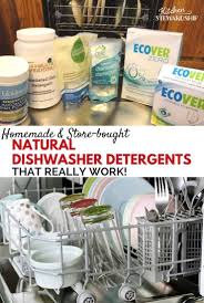homemade dishwasher detergent recipes