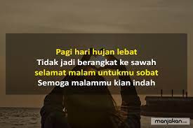 20 Contoh Pantun Selamat Malam Untuk Teman Dan Orang Tersayang