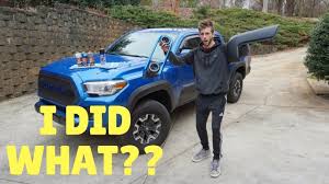 Relies upon on your thoughts. I Did This To My Brand New Tacoma With Spray Paint And Plasti Dip Youtube