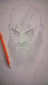 God Of War Kratos Sketch Art Mini Drawings God Of War Kratos God Of War