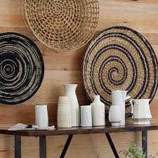 Wicker Wall Art Basket Wall Decor Baskets On Wall Wicker Decor