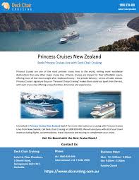 The small accessory the size of a coin replaces the boarding pass and opens the door. Princess Cruises New Zealand By Deck Chair Cruising Issuu