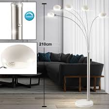 Stehlampe Aus Nickel Und Glas Und Dimmer Classic Style Etc Shop
