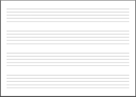 Free Junior Music Manuscript Paper 4 Large Staves A4 Landscape Paper Template Paper Template Free Ruled Paper