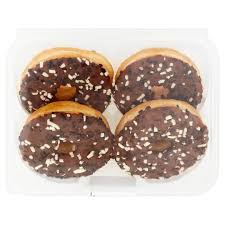 Rich, moist and spicy cake topped with the best cream cheese frosting is to die for good. Chocolate Iced Ring Doughnut 4 Pack Tesco Groceries