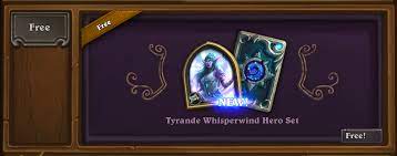 You must sign up before november 6 to get tyrande. Tyrande Returns To The Hearthstone Shop For Free For A Limited Time Out Of Cards