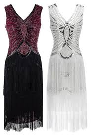 Black And Gold Theme Clothes Black And Gold Sequin Flapper Dress Art Deco Fashion What To Wear For A Gatsby Theme Party What To Wear For 1920 Art Deco Fashion Flapper Girl Dress Fashion