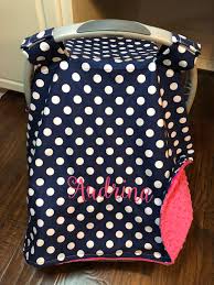 Personalized Baby Carseat Canopy Monogram Car Seat Cover Etsy Baby Shower Gifts For Boys Baby Carseat Canopy Car Seat Canopy Girl