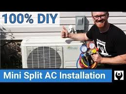This is a diy mr. Diy Mini Split Ac Installation Air Conditioning Install Without Professional Help Youtube Ac Installation Mini Split Ac Split Ac Installation