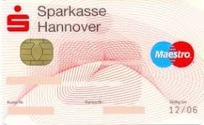 Bitte senden sie mir eine schriftliche kündigungsbestätigung unter angabe des beendigungszeitpunktes zu. Bank Card Sparkasse Hannover Ms Sparkasse Hannover Germany Federal Republic Col De Ms 0059 01