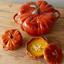 Staub Pumpkin Cocotte 3 5 Qt Sur La Table In 2020 Mini Pumpkins Pumpkin Staub