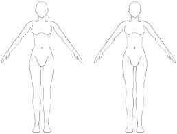Human body in anatomical position. Blank Body Outline Human Body Anatomy