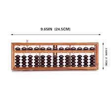 Advanced abacus techniques japanese soroban & chinese suan pan. Vintage Style 13 Rods Wooden Abacus Soroban Chinese Japanese Calculator Counting Tool W Reset Btton 9 75 Walmart Com Walmart Com