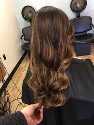 Warm Chocolate Caramel Honey Tone For Dark Hair Types Highlights For Brown Hair Baylage On Dark Hair Dark Hair Balage Hair