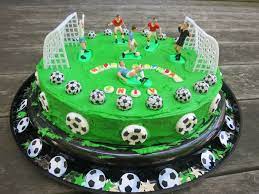 A soccer birthday cake is very easy to make. Soccer Birthday Party Cake The Restaurant Fairy S Kitchen